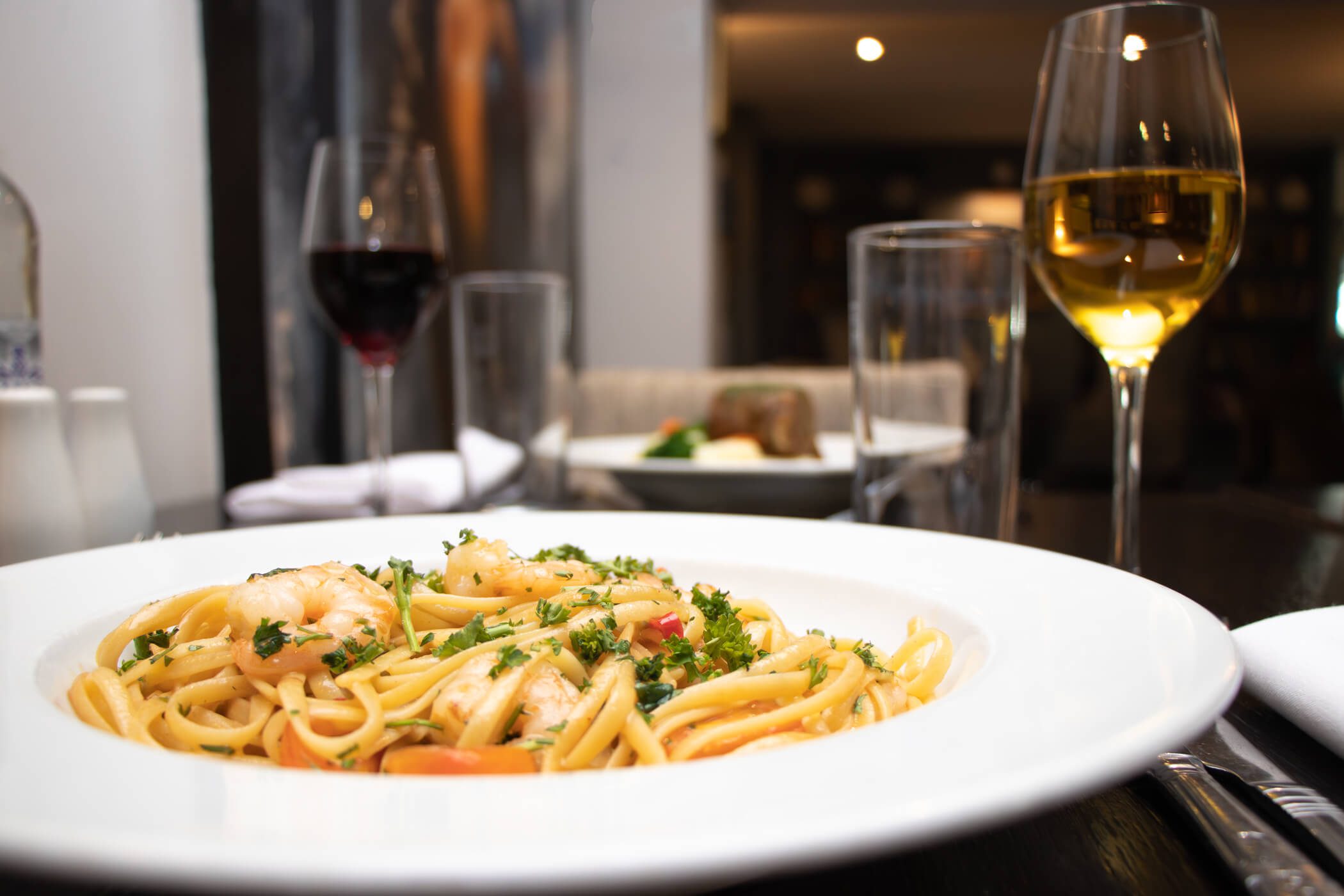Pasta at The Holt Hotel